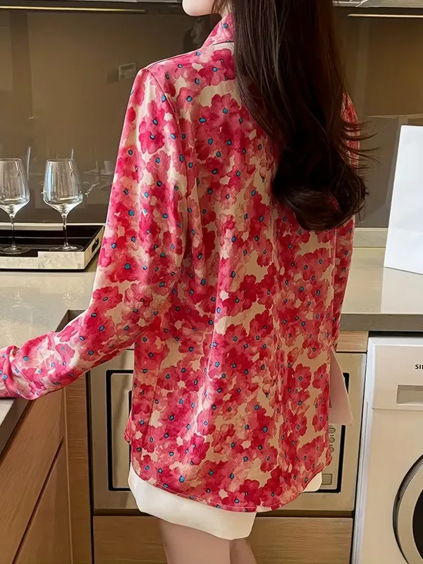 Trendy_Floral_Printed_Button-Down_Shirt_for_Women_|_Elegant_Casual_Office_Wear_Top_|_Spring_Summer_Fashion_Blouse”