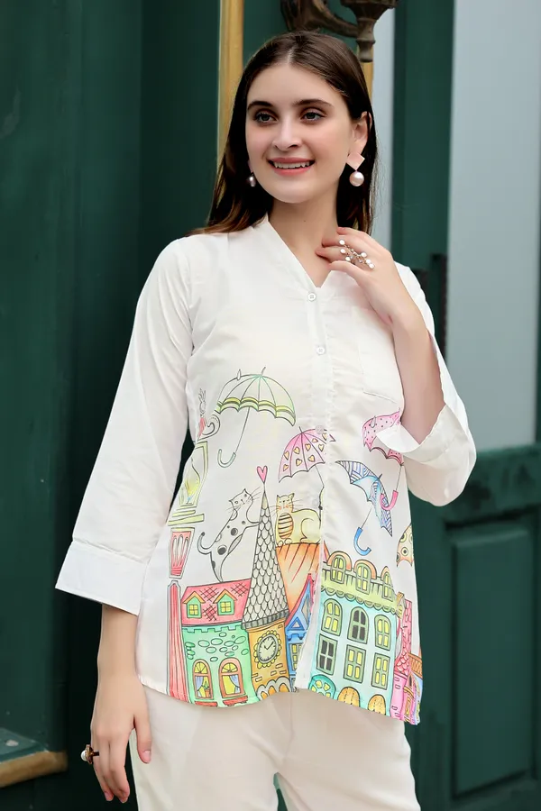 White_Floral_Printed_Co-Ords_Set_For_Women