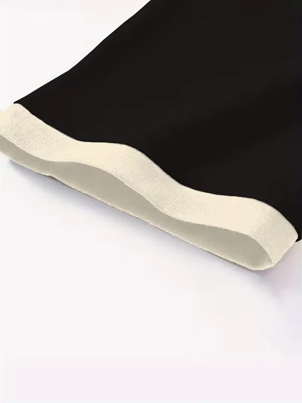 Women's_Black_Contrast_Collar_Top