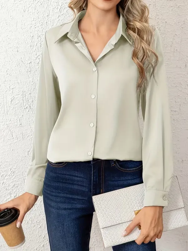 Women’s_Premium_Satin_Button-Down_Shirt_|_Elegant_Solid_Color_Formal_Top_|_Office_Wear_&_Party_Wear_Long_Sleeve_Blouse