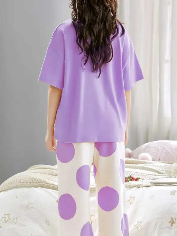 Purple_&_Cream_Printed_Night_Suit_Set__Grape_Design_For_Women