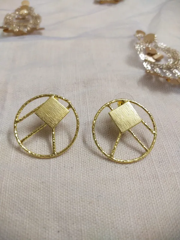 Gold_Platting_-_Unique_Stylish_-_Handmade_Brass_Earrings_for_Women