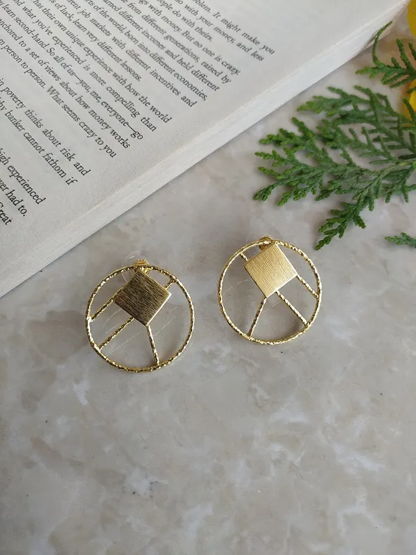Gold_Platting_-_Unique_Stylish_-_Handmade_Brass_Earrings_for_Women
