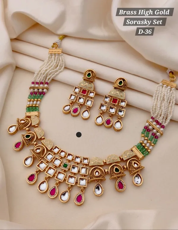 Brass_High_Gold_Sorasky_Set_with_Earrings