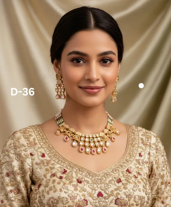 Brass_High_Gold_Sorasky_Set_with_Earrings