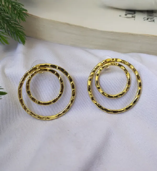 Gold_Platting_-_Donna_Double_-_Handmade_Brass_Earrings_for_Women