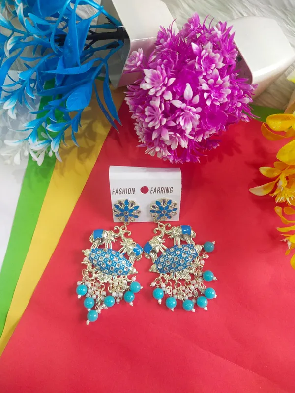 Blue_Meenakari_Elephant_Earrings_For_Women