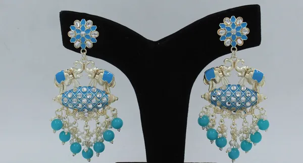 Blue_Meenakari_Elephant_Earrings_For_Women