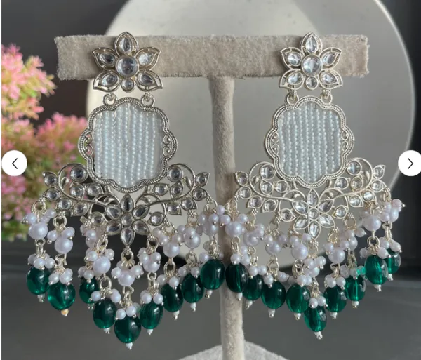 Green_Shreya_Kundan_Earrings_For_Women