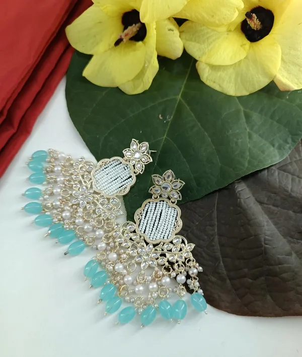 Light_Blue_Shreya_Kundan_Earrings_For_Women