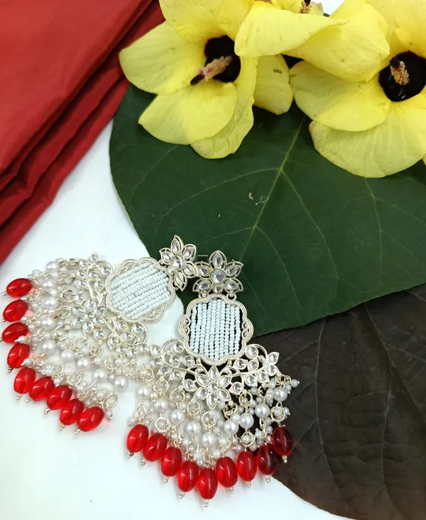 Red_Shreya_Kundan_Earrings_For_Women