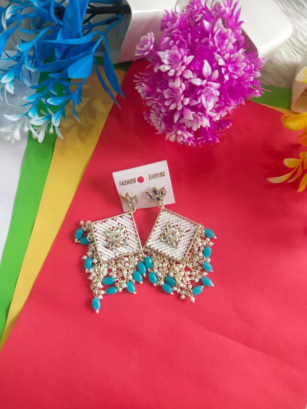Light_Blue_Shaan_Kundan_Moti_Earrings_For_Women