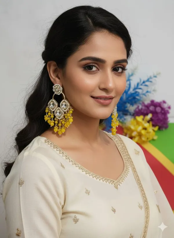 Seher_Luxurious_Kundan_Layered__yellow_Chandbalis