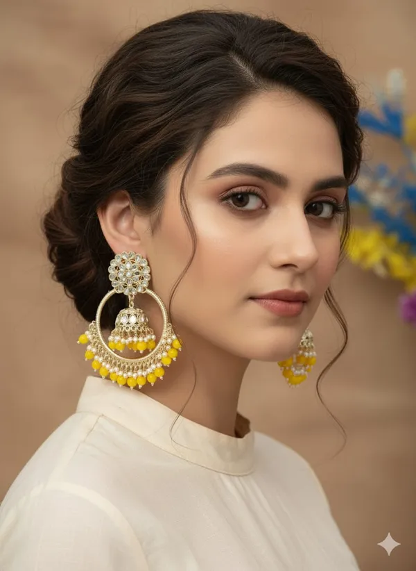 Shaheen_Luxurious_Kundan_Layered_Chandbalis