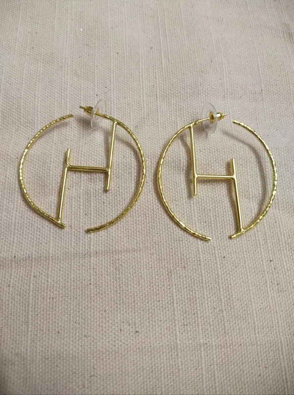 Gold_Platting_-_Hoops_-_Leaf_Brass_Earrings