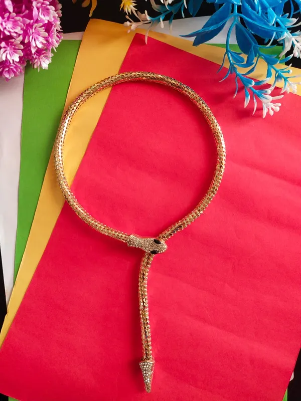 Combo_stone_studded_snake_necklace_with_bracelet