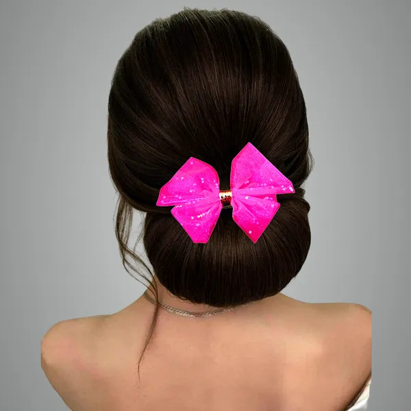 Chic_Net_Fabric_Hair_Bow