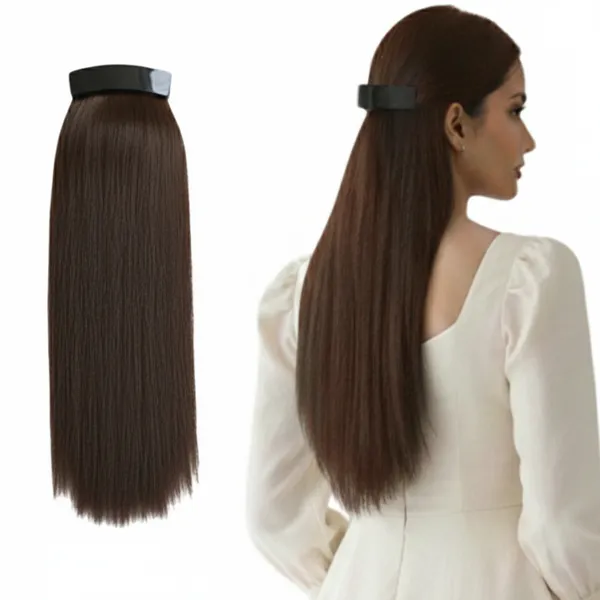 18-Inch_Natural_Brown_Clip-In_Ponytail_Extension_–_Straight_Synthetic_Wrap_Around_Hairpiece_for_Women_–_Natural_Look_&_Feel