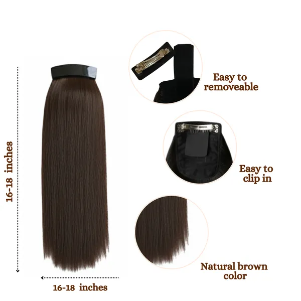 18-Inch_Natural_Brown_Clip-In_Ponytail_Extension_–_Straight_Synthetic_Wrap_Around_Hairpiece_for_Women_–_Natural_Look_&_Feel