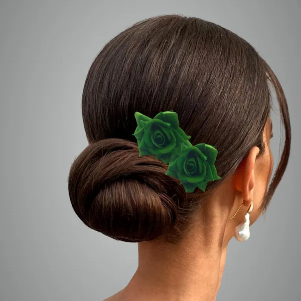 Green_Artificial_Plastic_&_Metal_Rose_Flower_With_Abundance_Of_Petals_Design_Hairpin_Accessories_For_Women_&_Girls_(Set_Of_2)_(16X14X10_Cm)