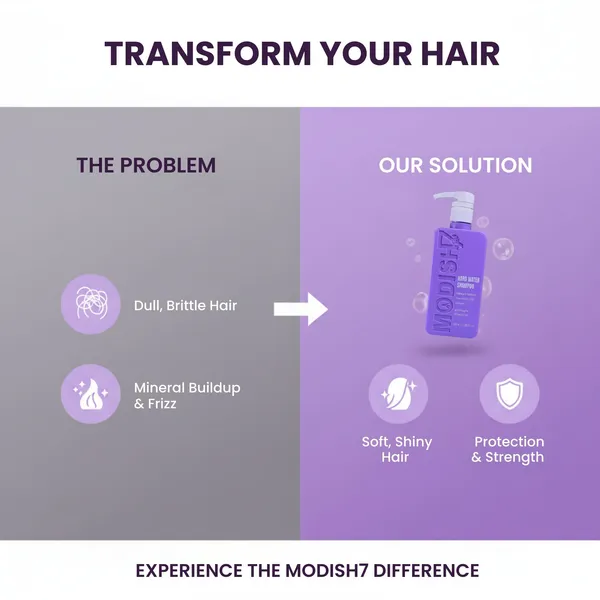 Modish7_Hard_Water_Shampoo_350Ml_Sls_&_Paraben_Free_All_Hair_Types_1183_Fl_Oz_Purple_Use_For_All_Types_Hair