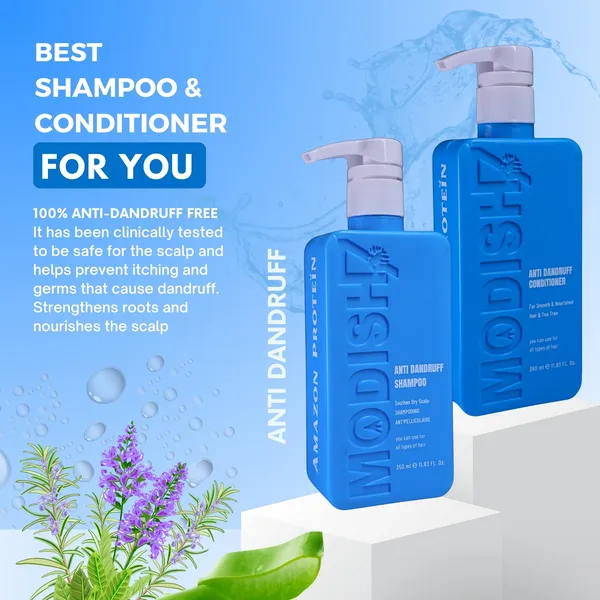 Modish7_Anti_Dandruff_Shampoo_&_Conditioner_700Ml_Combo_Hydrating_Repairing_Shampoo_For_Damaged_Dry_Hair