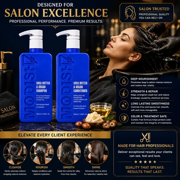 Modish7_Shea_Butter_Argan_Shampoo_&_Conditioner_350Ml_Combo_Each_Sulphate_Free_All_Hair_Types_Advance_Formula_