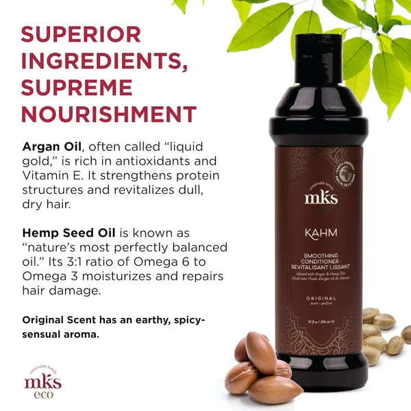 Mks_Eco_Kahm_Smoothing_Conditioner_Original_Scent_10_Fl_Oz_Detangle_Moisturize_&_Repair_Hair_With_Moroccan_Argan_Oil_Hemp_Seed_Oil_&_Vegetable_Keratin_Protein_Vegan_Cruelty_Free