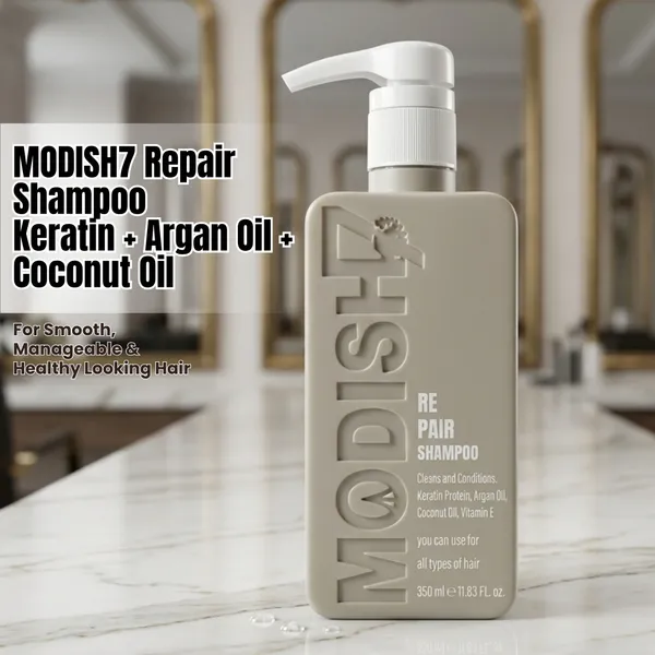Modish7_Repair_Shampoo_350ml_–_Advanced_Hair_Repair_&_Strength_Formula