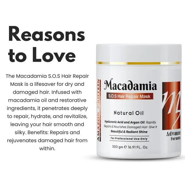 Amazon_Protein_Macadamia_SOS_Hair_Repair_Mask_500gm_Natural_Oil_With_Hyaluronic_Acid_And_Argan_Oil_Professional_Formula_500G/1691_Fl_Oz