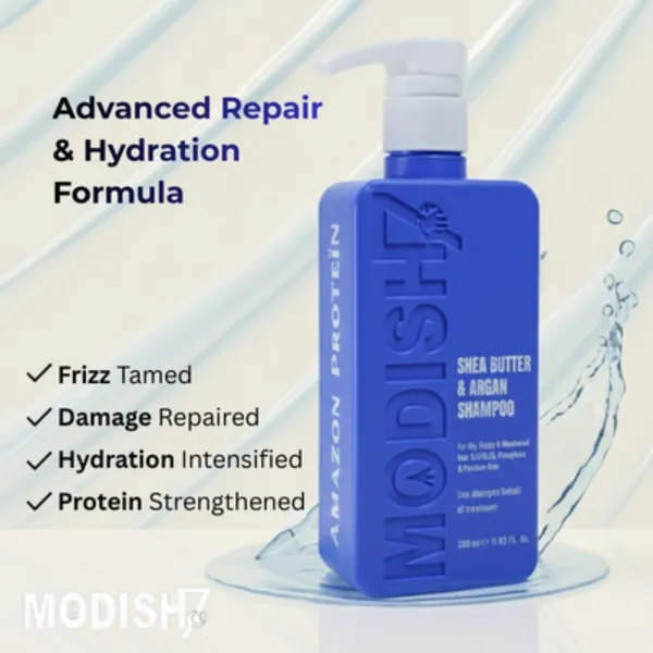 Modish7_Shea_Butter_and_Argan_Shampoo_350_Ml_Advance_formula_Hydrating_Repairing_Shampoo_For_Damaged_Dry_Hair_Unisex