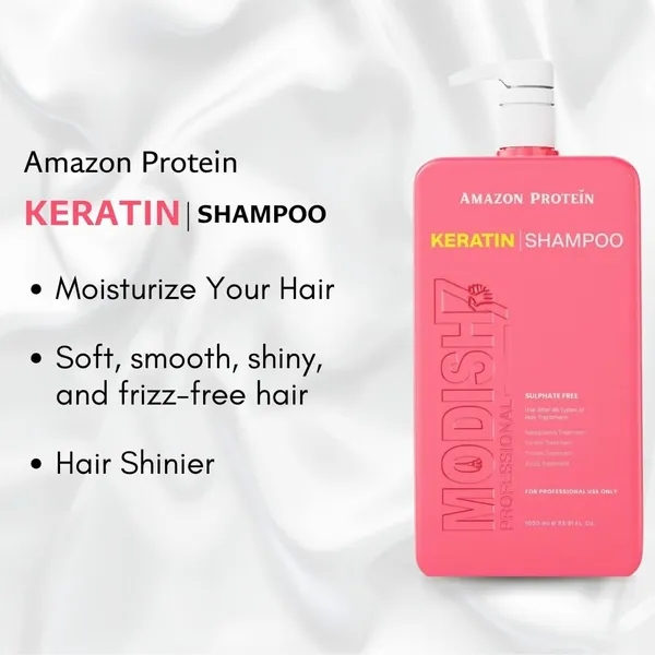 Modish7_Keratin_Shampoo_Professional_Sulphate_Free_3381_Fl_Oz_Pink_1000_Ml_For_Professional_Use