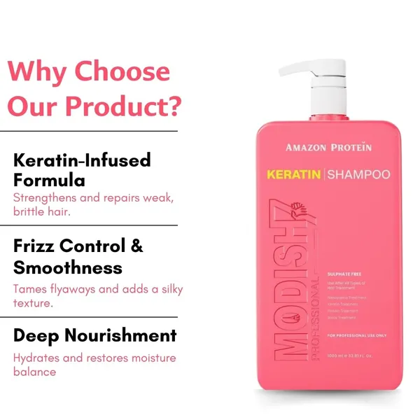 Modish7_Keratin_Shampoo_Professional_Sulphate_Free_3381_Fl_Oz_Pink_1000_Ml_For_Professional_Use