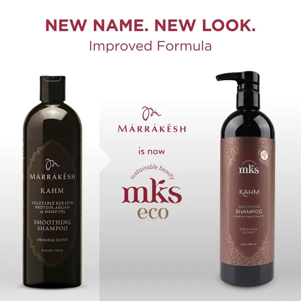 Mks_Eco_Kahm_Smoothing_Shampoo_739Ml_Original_Scent_Cleanse_Moisturize_Repair_Hair_With_Moroccan_Argan_Oil_Hemp_Seed_Oil_Vegetable_Keratin_Vegan_Sulfate_Free_Cruelty_Free