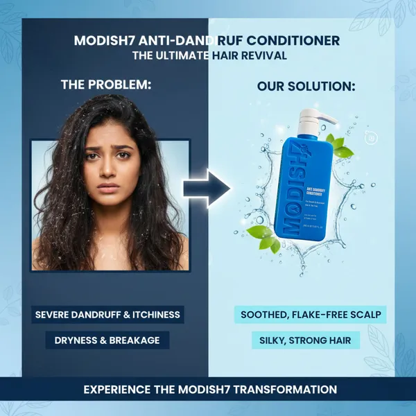 Modish7_Anti_Dandruff_Hair_Conditioner_350Ml_For_Smooth_&_Nourished_Hair