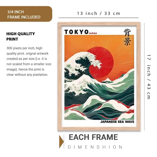 Multicolor_Japan_Waves_And_City_View_Wall_Posters_For_Living_Room_Bedroom_Gaming_Room_Studio_Wall_Decor_(Set_Of_3)_(13X17_Inch)