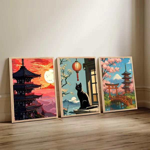 Multicolor_Aesthetic_Japanese_Nature_And_City_View_Wall_Posters_For_Living_Room_Bedroom_Gaming_Room_Studio_Wall_Decor_(Set_Of_3)_(13X17_Inch)