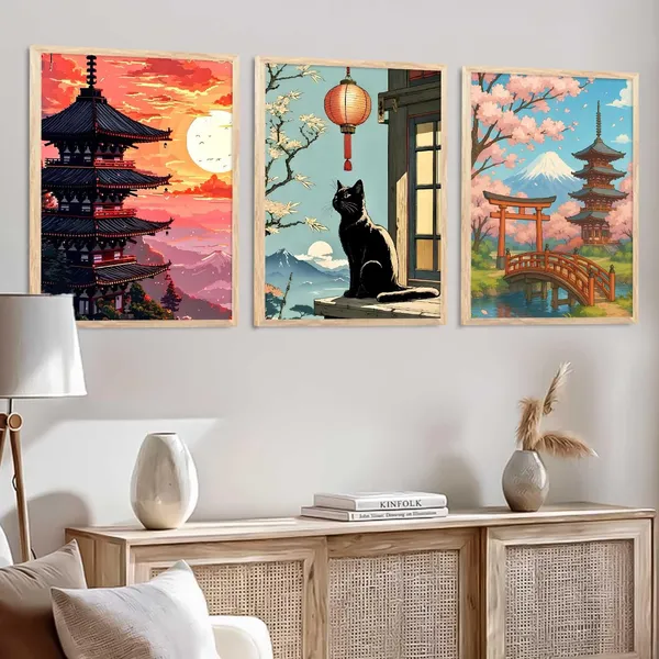 Multicolor_Aesthetic_Japanese_Nature_And_City_View_Wall_Posters_For_Living_Room_Bedroom_Gaming_Room_Studio_Wall_Decor_(Set_Of_3)_(13X17_Inch)