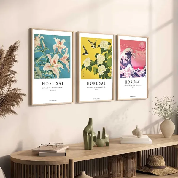 Multicolor_Aesthetic_Japan_Nature_Arts_Posters_With_Frames_For_Bedroom_Living_Room_Gaming_Room_Wall_Decor_(Set_Of_3)_(13X17_Inch)