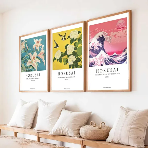 Multicolor_Aesthetic_Japan_Nature_Arts_Posters_With_Frames_For_Bedroom_Living_Room_Gaming_Room_Wall_Decor_(Set_Of_3)_(13X17_Inch)