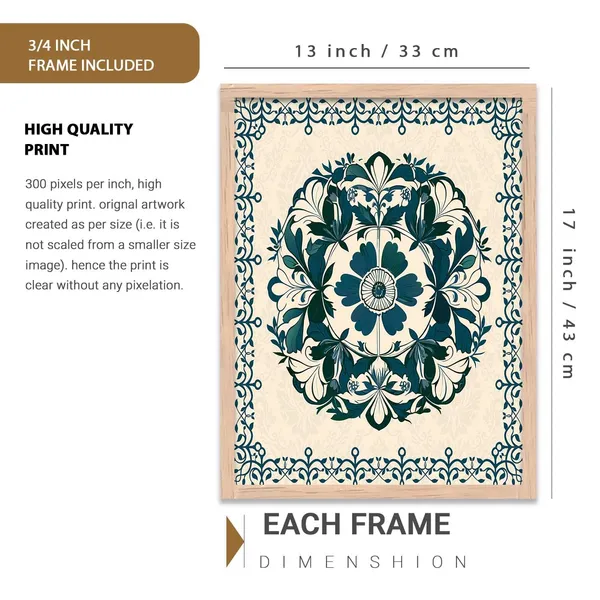 Multicolor_Traditional_Wall_Art_Painting_With_Frame_Pichwai_Art_Home_Decoration_For_Living_Room_Bed_Room_Hotel_Wall_Decor_Digital_Reprint_(Set_Of_3)_(13X17_Inch)