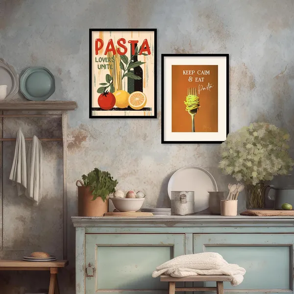 Multicolor_Retro_Theme_Cooking_Food_Kitchen_Quotes_Wall_Poster_With_Frame_Bar_Lounge_Restaurant_Kitchen_Decoration_Items_Wall_Decor_Premium_Wall_Art_Set_Of_6_Retro_Wall_Decor_(Art_7,_13X17_Inch)