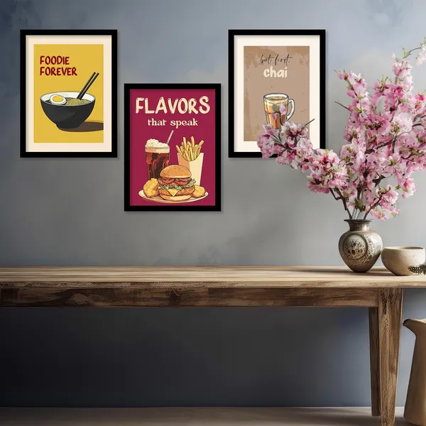 Multicolor_Retro_Theme_Cooking_Food_Kitchen_Quotes_Wall_Poster_With_Frame_Bar_Lounge_Restaurant_Kitchen_Decoration_Items_Wall_Decor_Premium_Wall_Art_Set_Of_6_Retro_Wall_Decor_(Art_5,_13X17_Inch)
