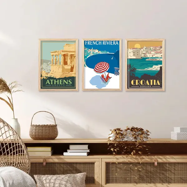 Multicolor_Retro_Theme_Wall_Poster_With_Frame_For_Room_Wall_Decor_Wall_Art_Painting_For_Living_Room_Bedroom_(13X17_Inch)_Pack_Of_6