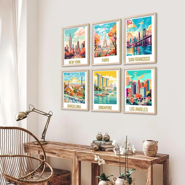 Multicolor_City_View_Wall_Art_Poster_With_Frame_For_Home_Decoration_Painting_For_Living_Room_Bedroom_Office_Wall_Hanging_Frames_(Pack_Of_6_)_(13X17_Inch)