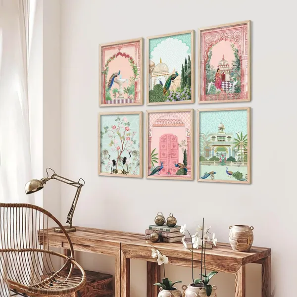 Multicolor_Traditional_Pichwai_Wall_Art_Paintings_With_Frame_For_Home_Decor_Wall_Painting_For_Living_Room_Bedroom_Office_Room_Decor_Painting_For_Wall_Decoration_(13X17_Inch)