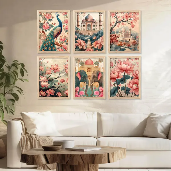 Multicolor_Premium_Digital_Madhubani_Art_Paintings_With_Frame_For_Home_Decor_Pichwai_Wall_Painting_For_Living_Room_Bedroom_Office_Room_Decor_Painting_For_Wall_Decoration_(13X17_Inch)