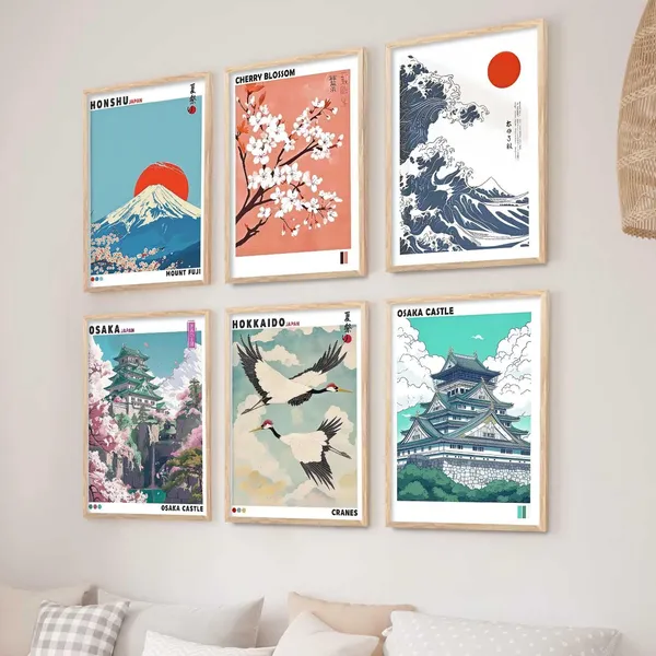 Multicolor_Japan_Nature_Art_And_City_View_Wall_Posters_For_Living_Room_Bedroom_Gaming_Room_Studio_Wall_Decor_Set_Of_6_(13X17_Inch)