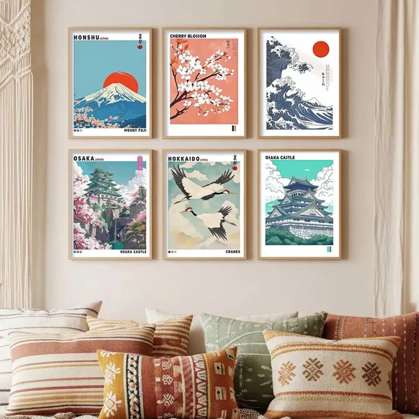 Multicolor_Japan_Nature_Art_And_City_View_Wall_Posters_For_Living_Room_Bedroom_Gaming_Room_Studio_Wall_Decor_Set_Of_6_(13X17_Inch)