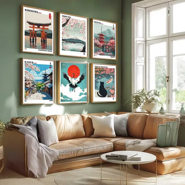 Multicolor_Japan_Nature_Art_And_City_View_Wall_Posters_For_Living_Room_Bedroom_Gaming_Room_Studio_Wall_Decor_Set_Of_6_(13X17_Inch)